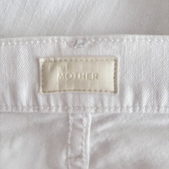 MOTHER The Ponyboy Frayed Cuffed Straight Leg Jeans in Stayin' Alive - Picture 9 of 10